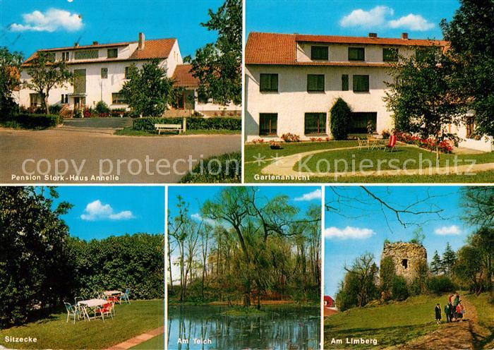 Bad Holzhausen Luebbecke Pension Stork Haus Annelie Gartenansicht Sitzecke Am Te