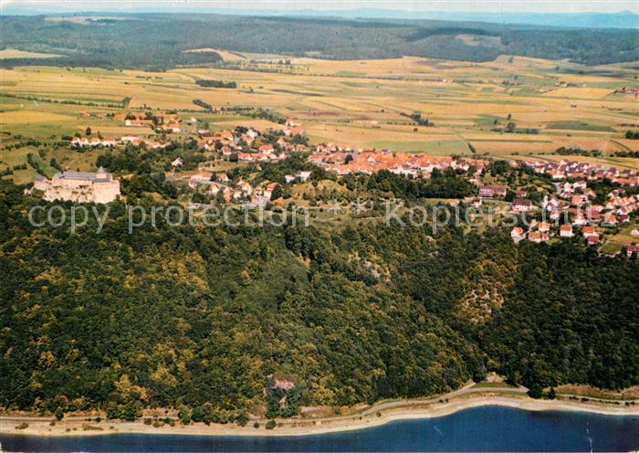 Waldeck Edersee Fliegeraufnahme