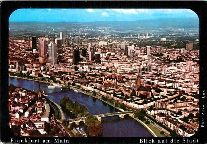 Frankfurt Main Fliegeraufnahme