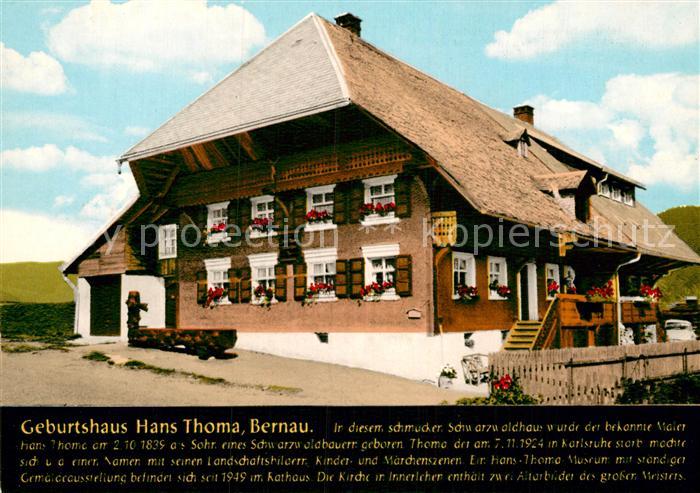 Bernau Schwarzwald Geburtshaus Hans Thoma