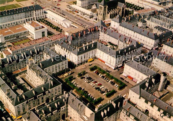 Tours Indre-et-Loire Place de la Resistance Vue aerienne