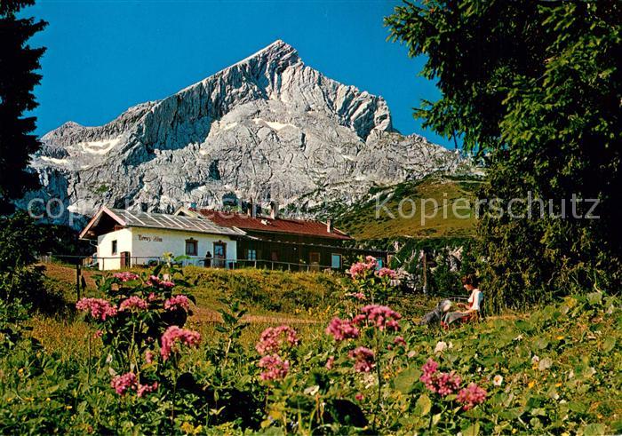 GARMISCH-PARTENKIRCHEN Bayern Kreuzalm mit Alpspitze