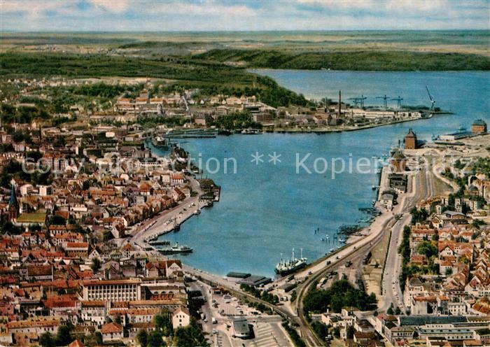 Flensburg Foerde Fliegeraufnahme