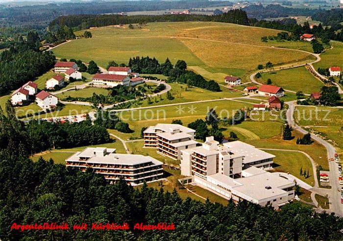 Neutrauchburg Argental Kurklinik Alpenblick Fliegeraufnahme