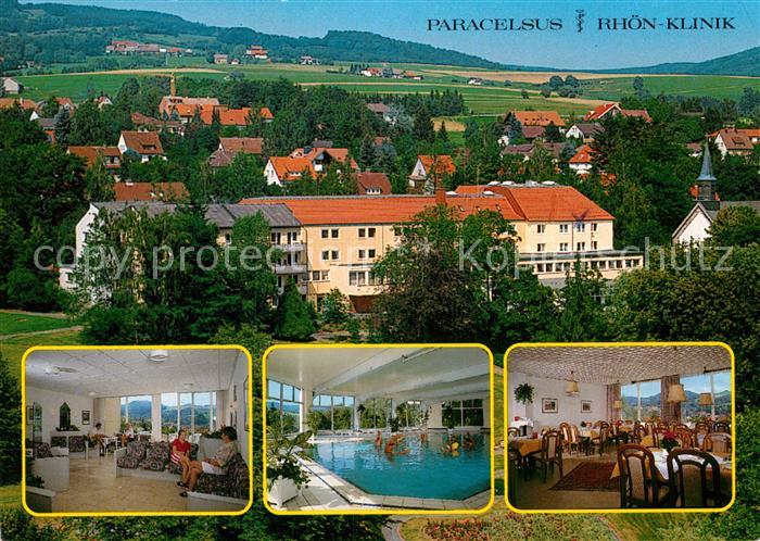 Gersfeld Rhoen Paracelsus Rhoen Klinik Hallenbad Speisesaal