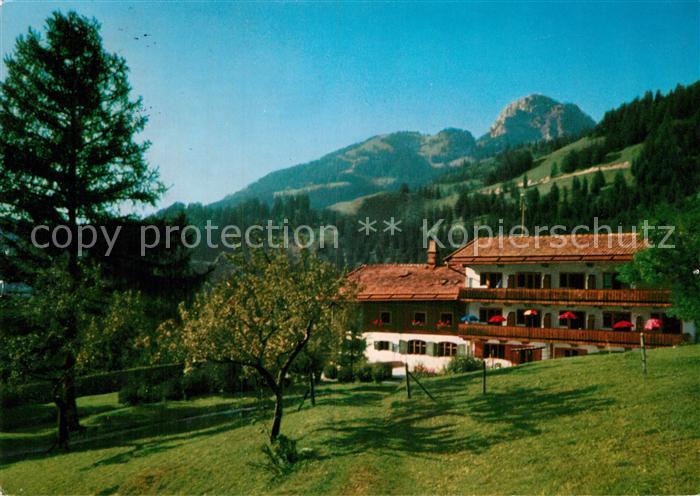 Bayrischzell Privatklinik Tannerhof mit Wendelstein