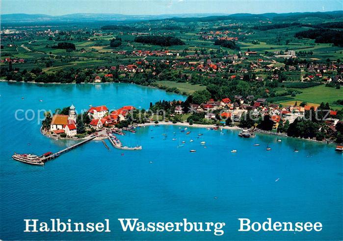 Wasserburg Bodensee Fliegeraufnahme