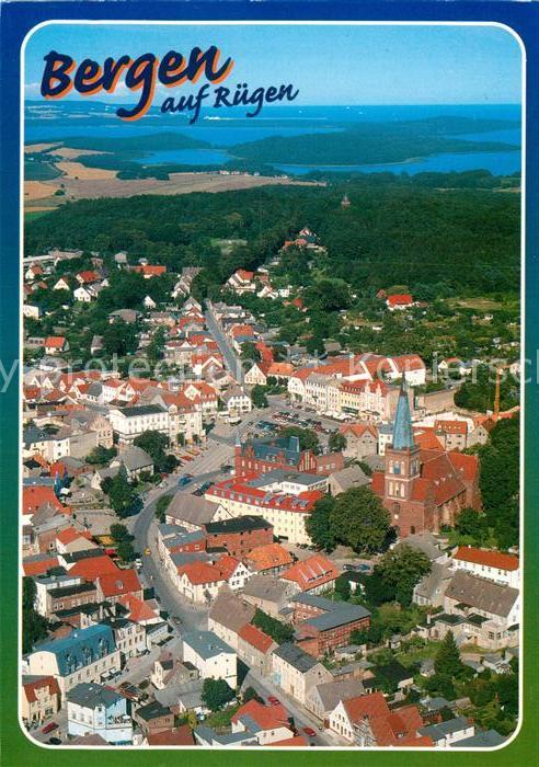 Bergen Ruegen Zentrum Fliegeraufnahme