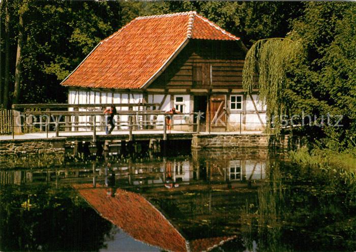Detmold Westfaelisches Freilichtmuseum Wassermuehle Heller aus Barkhausen