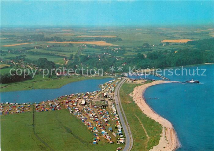 Langballigau Fliegeraufnahme mit Flensburger Foerde