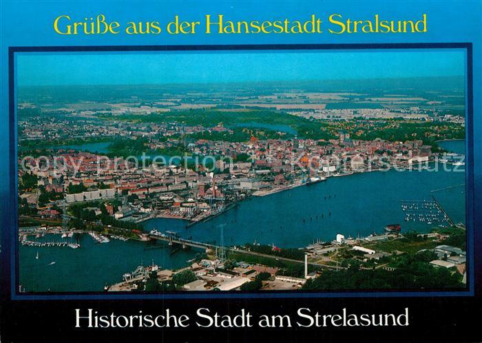 Stralsund Mecklenburg Vorpommern Fliegeraufnahme
