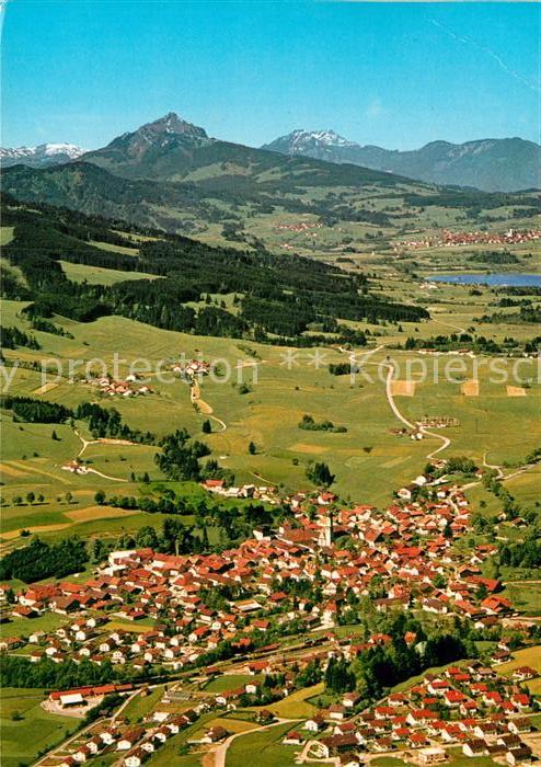 Nesselwang Fliegeraufnahme mit Gruenten