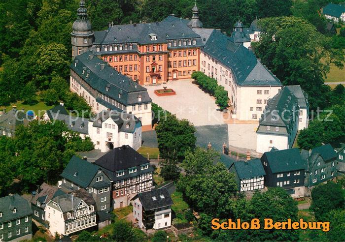 Bad Berleburg Schloss Berleburg Fliegeraufnahme