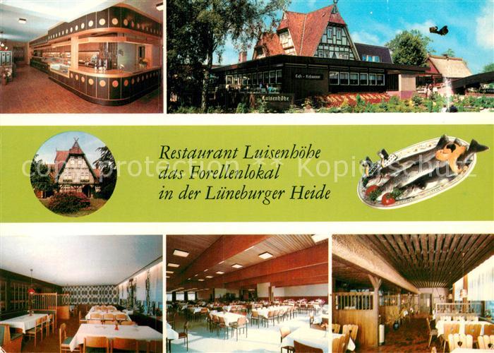 Walsrode Lueneburger Heide Restaurant Luisehoehe Speisesaal Gastraeume