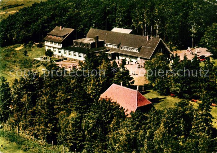 Hoherodskopf Der Berggasthof Fliegeraufnahme