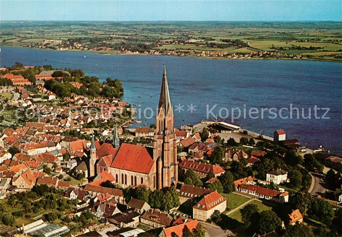 Schleswig Schlei Fliegeraufnahme mit St Petri Dom