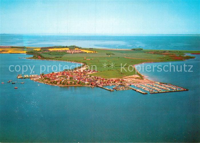 Maasholm Fliegeraufnahme mit Jachthafen