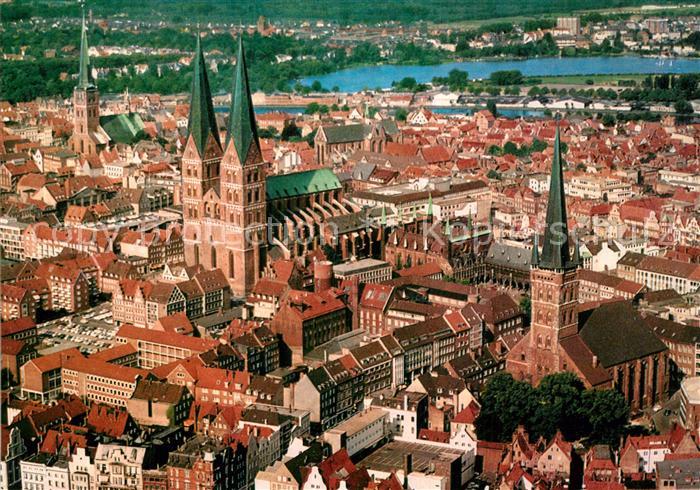 Luebeck Fliegeraufnahme