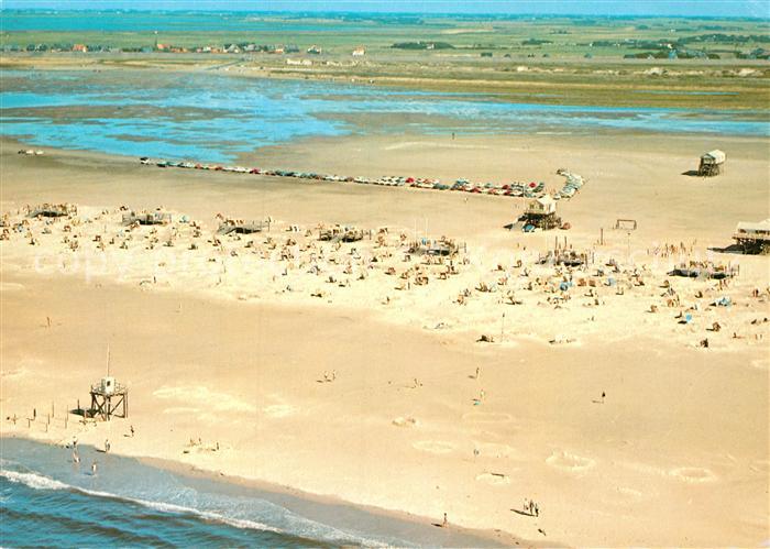 St Peter-Ording Strand Fliegeraufnahme
