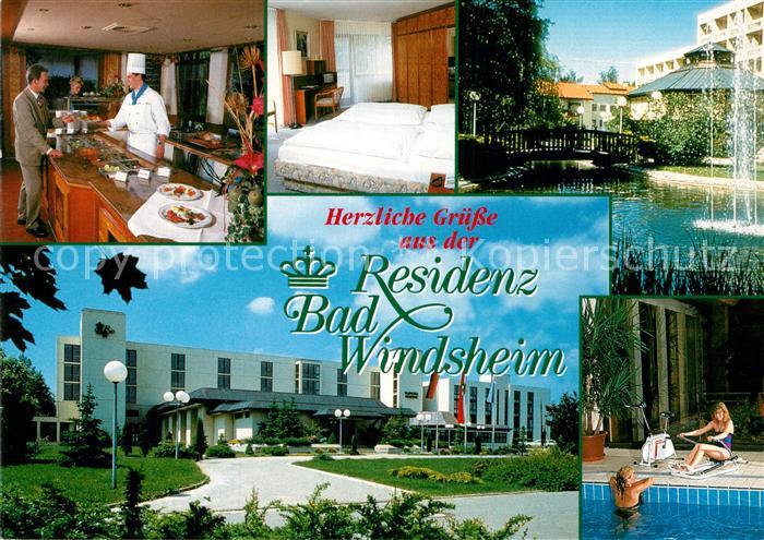 Bad Windsheim Residenz Bad Windsheim Gastraum Zimmer Swimmingpool