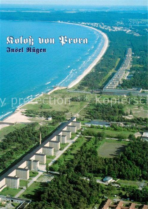 Insel Ruegen Koloss von Prora Fliegeraufnahme