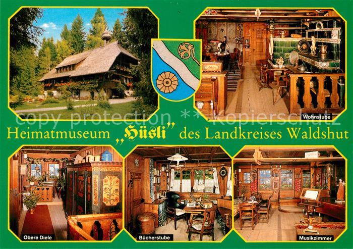 Rothaus Grafenhausen Heimatmuseum Huesli Wohnstube Obere Diele Buecherstube Musi