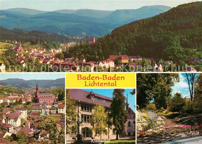 Baden-Baden Panorama Kirche Klosterhof Park