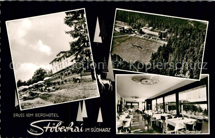 Walkenried Berghotel Stoeberhai Restaurant Terrasse