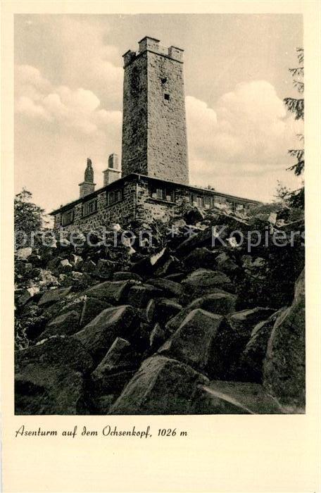 Warmensteinach Asenturm auf dem Ochsenkopf