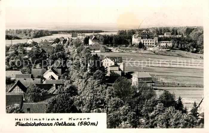 Friedrichsbrunn Harz Panorama Heilklimatischer Kurort