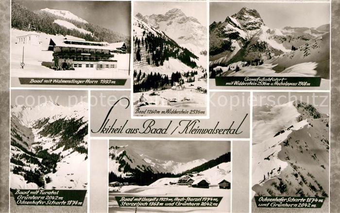 Baad Mittelberg Kleinwalsertal Alpengasthof Norishuette Skigebiet Walmendinger H