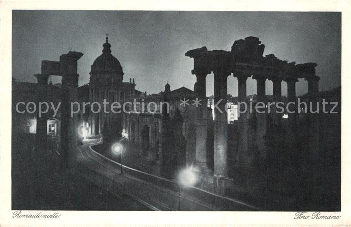 Roma Rom Foro Romano di notte
