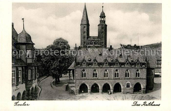 Goslar Rathaus Kirche