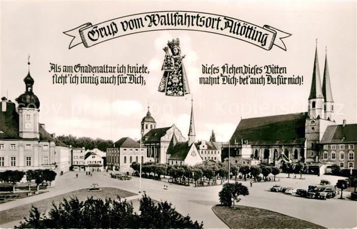 Altoetting Kapellplatz Wallfahrtskirche Kapelle Wallfahrtsort