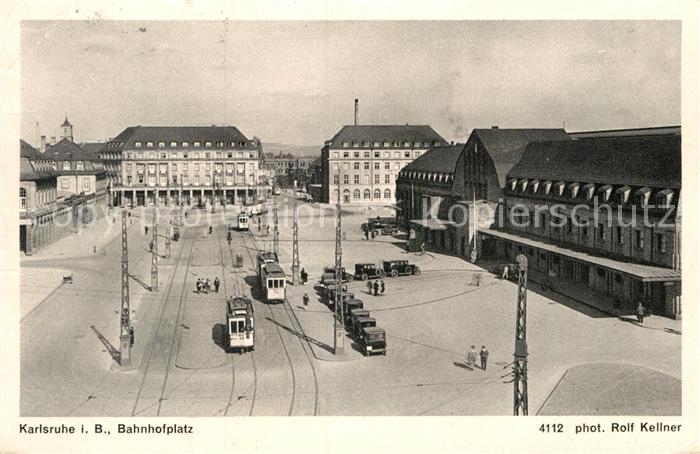Karlsruhe Baden Bahnhofsplatz Strassenbahn