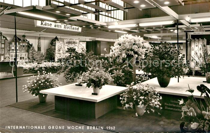 BERLIN  CITY Messehalle Internationale Gruene Woche Blumen Kaese aus Holland