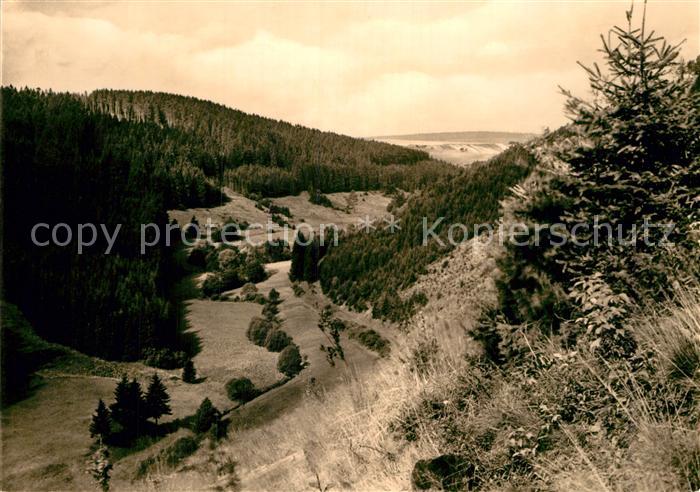 Boehlen Thueringen Panorama Breitenbachtal