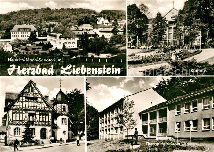 Bad Liebenstein Heinrich Mann Sanatorium Kurhaus Therapiegebaeude Postamt Fachwe