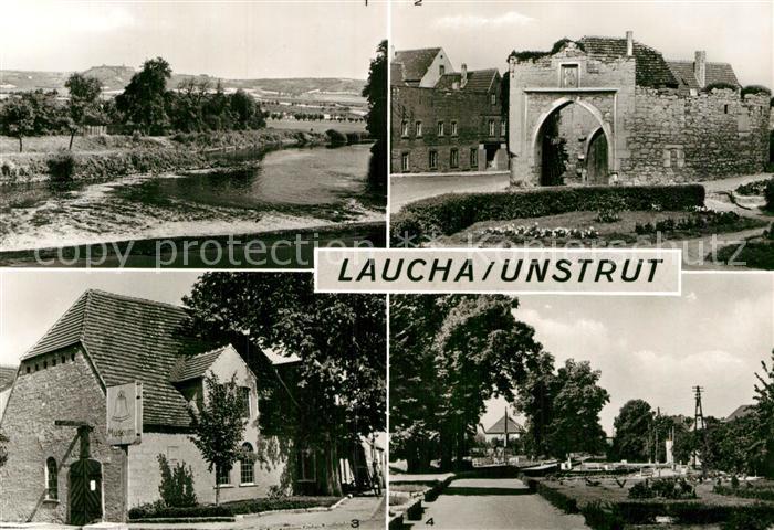 Laucha Unstrut Blick zur Segelfliegerschule Obertor Glockenmuseum Promenade