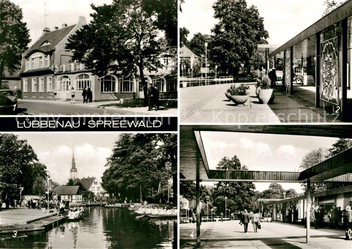 Luebbenau Spreewald HO Gaststaette Hafen Anleger