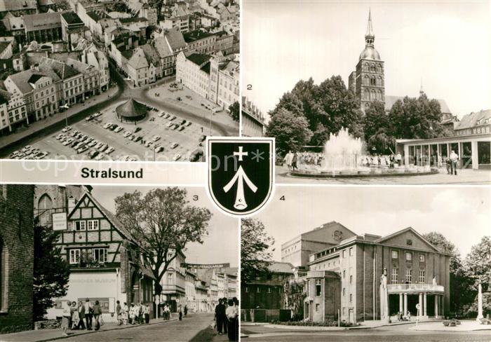 Stralsund Mecklenburg Vorpommern Leninplatz Ossenreyer Strasse Moenchstrasse The