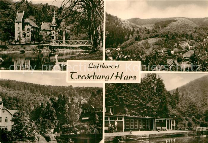 Treseburg Harz Teilansichten Luftkurort Freibad