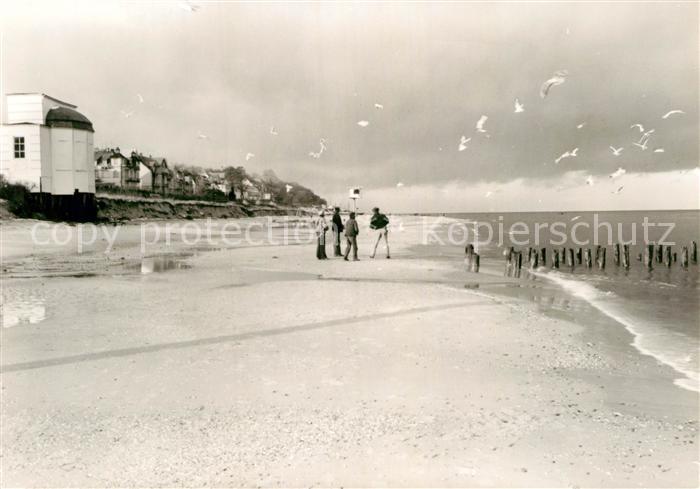 Bansin Ostseebad Winter am Strand