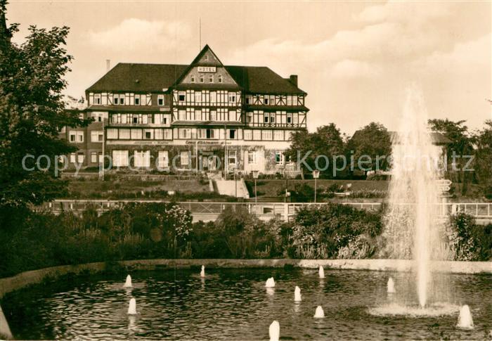 Oberhof Thueringen Ernst Thaelmann Haus Fontaene