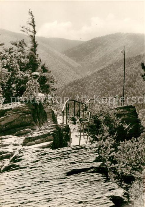 Bad Blankenburg Griesbachfelsen Aussichtspunkt