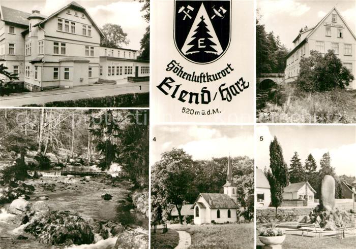 Elend Harz FDGB Erholungsheim Haus Elendstal Kalte Bode Holzkirche VVN Denkmal