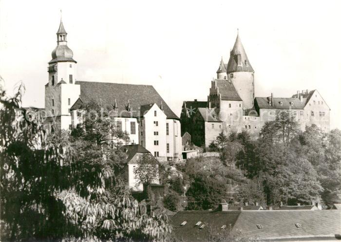 Schwarzenberg Erzgebirge Kirche und Schloss