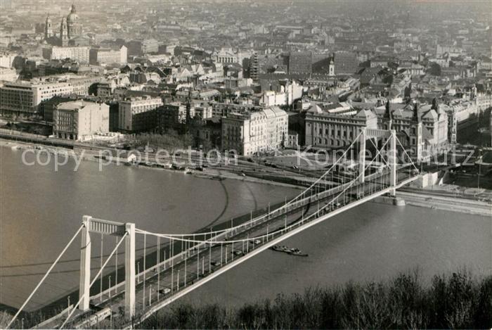Budapest Erzsebet hid Elisabethbruecke Donau
