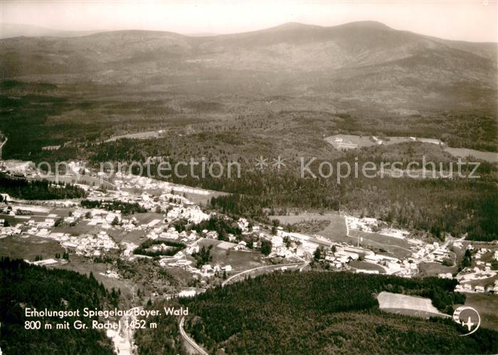 Spiegelau Erholungsort Bayerischer Wald Fliegeraufnahme