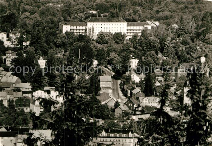 Friedrichroda Ansicht mit FDGB Erholungsheim Walter Ulbricht